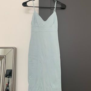 Light Blue Midi Dress
